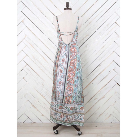 Altar’d State | Paisley Patchwork Maxi Dress - Picture 3 of 8